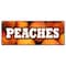 Signmission PEACHES BANNER SIGN peach fruit stand market produce orchard Georgia fresh B-Peaches - alternate 1